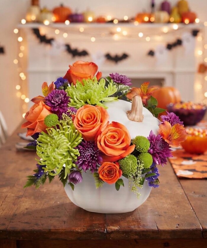 Citrus &amp; Spice in White Pumpkin      T26H400A