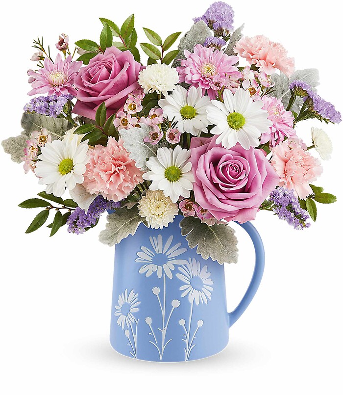 Teleflora's Pastel Meadow Bouquet