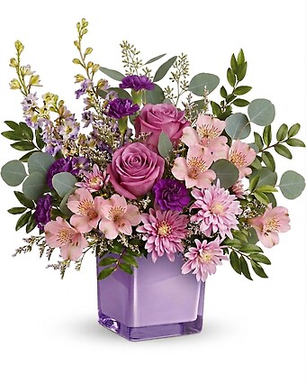 Lavender Pastel Paradise - Lavender Cube