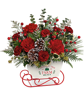 Snow What Fun - Sleigh Bouquet
