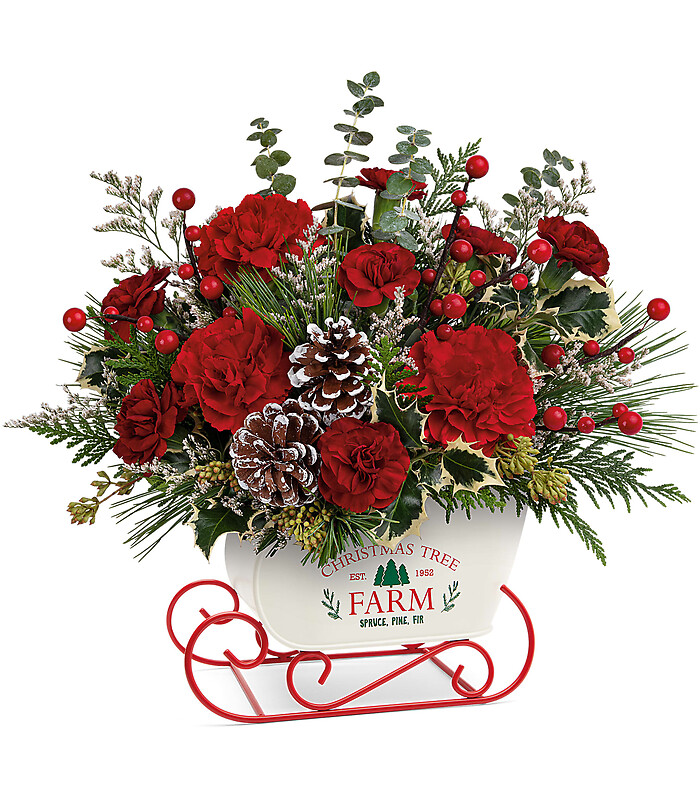 Snow What Fun - Sleigh Bouquet